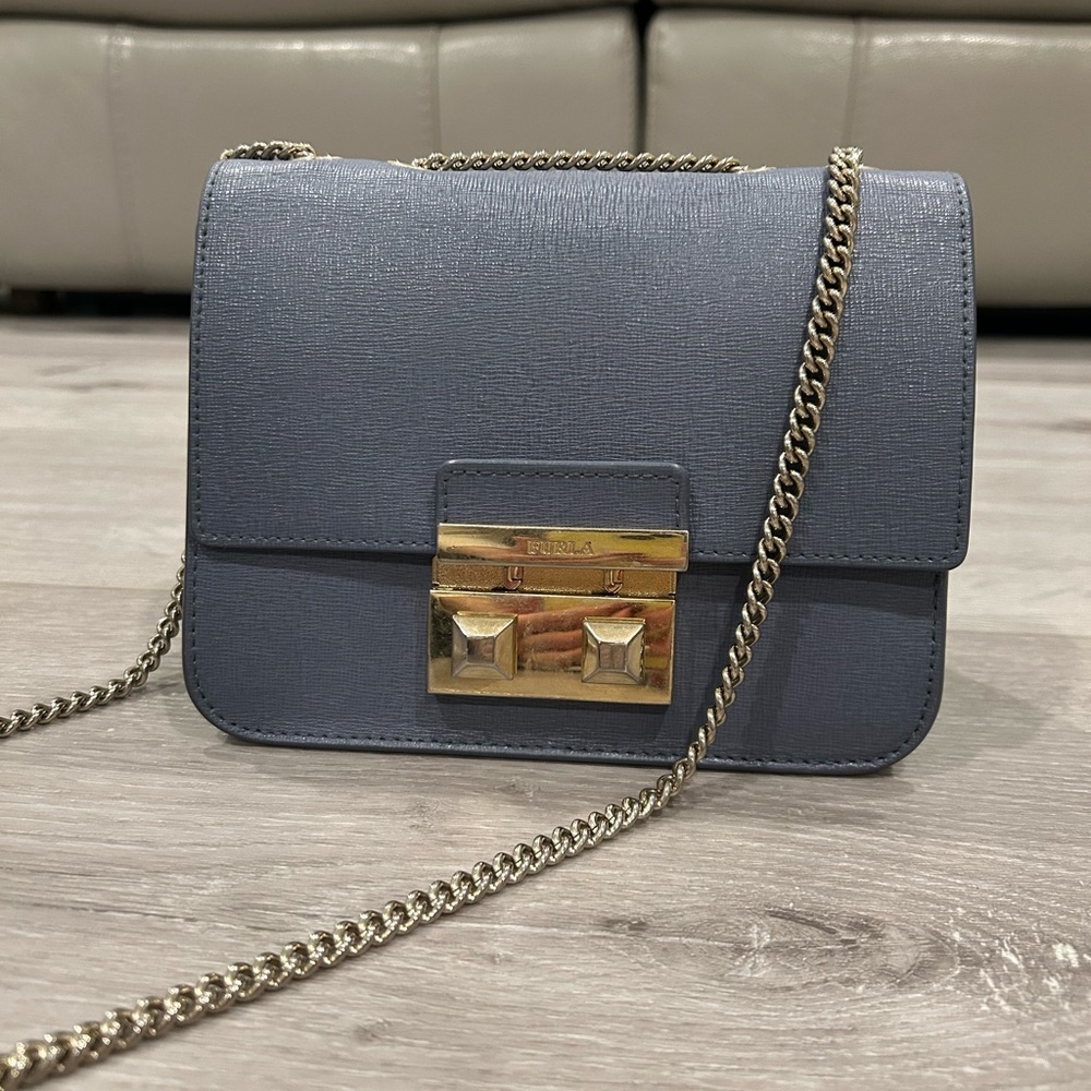 Furla Metropolis Crossbody Bag Blue